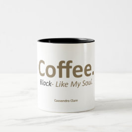 Caneca De Café Em Dois Tons Café, Black 11 oz, 2 Tons Engraçados