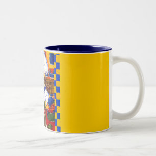 Caneca De Café Em Dois Tons Café Bonito Pug Chef