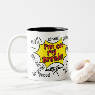 Caneca De Café Em Dois Tons Café Break