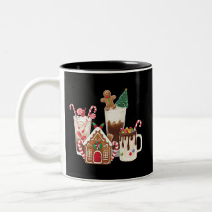 Caneca De Café Em Dois Tons Café Café Café Café Café Presente Xmas