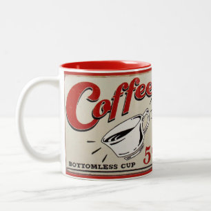 Caneca De Café Em Dois Tons café: copo sem fundo
