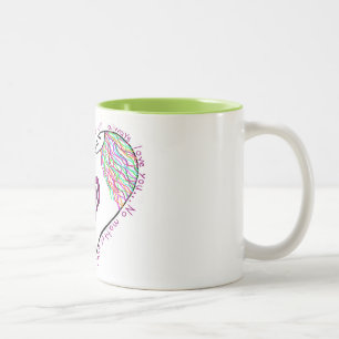 Caneca De Café Em Dois Tons café da mãe/caneca do chá