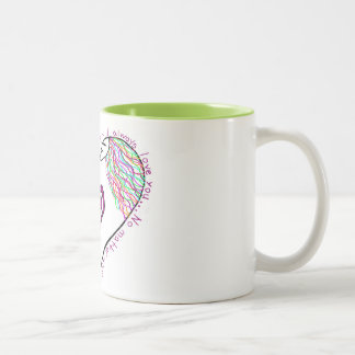 Caneca De Café Em Dois Tons café da mãe/caneca do chá