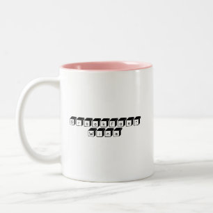 Caneca De Café Em Dois Tons Café da Manhã Vinho Engraçado, presente de citação