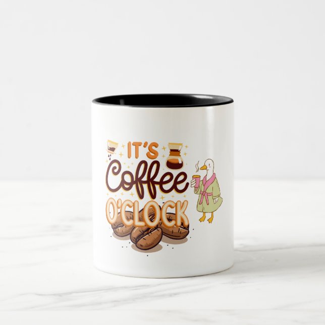 Caneca De Café Em Dois Tons Café da tarde  (Centro)