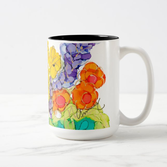 Caneca De Café Em Dois Tons Café De Amor (Direita)