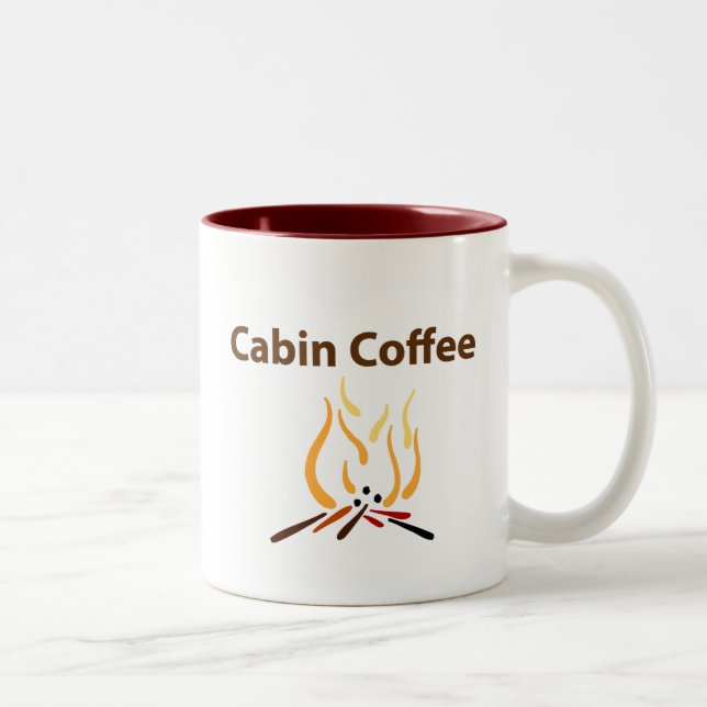 Caneca De Café Em Dois Tons Café de cabine (Direita)