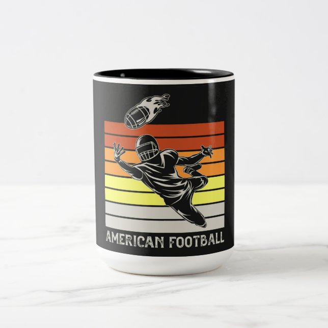 Caneca De Café Em Dois Tons Café De Dois Toneladas De Futebol Americano (Centro)
