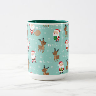 Caneca De Café Em Dois Tons Café De Duas Toneladas De Natal
