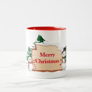 Caneca De Café Em Dois Tons Café de Natal