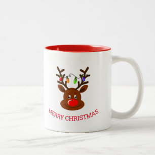 Caneca De Café Em Dois Tons Café de Natal