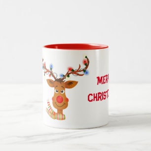 Caneca De Café Em Dois Tons Café de Natal