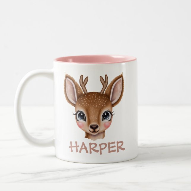 Caneca De Café Em Dois Tons Café de Natal | Berrendas Aquáticas (Esquerda)