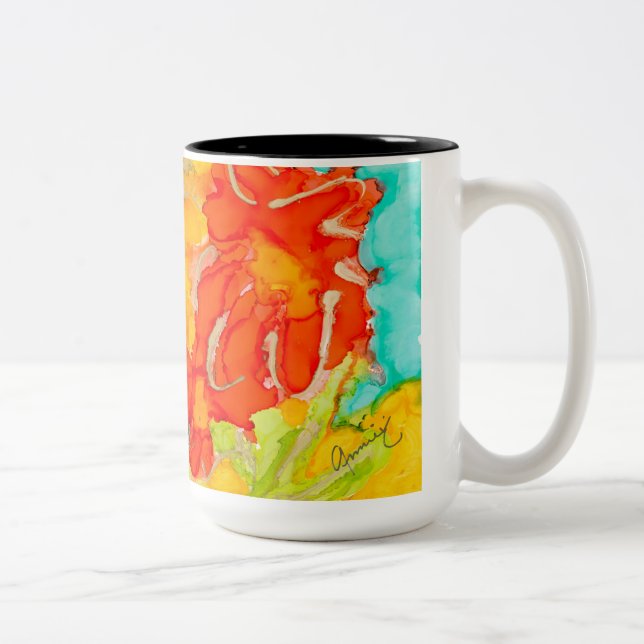 Caneca De Café Em Dois Tons Café de Paraíso Pacífico (Direita)