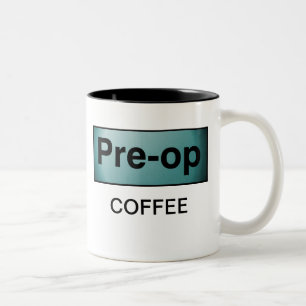 CANECA DE CAFÉ EM DOIS TONS CAFÉ DE PRE-OP