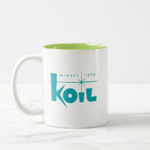 Caneca De Café Em Dois Tons Café de rádio KOIL Mug
