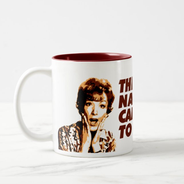 Caneca De Café Em Dois Tons "Café desagradável" - KoffeeKat (Esquerda)