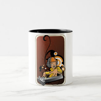 Caneca De Café Em Dois Tons Café do DJ