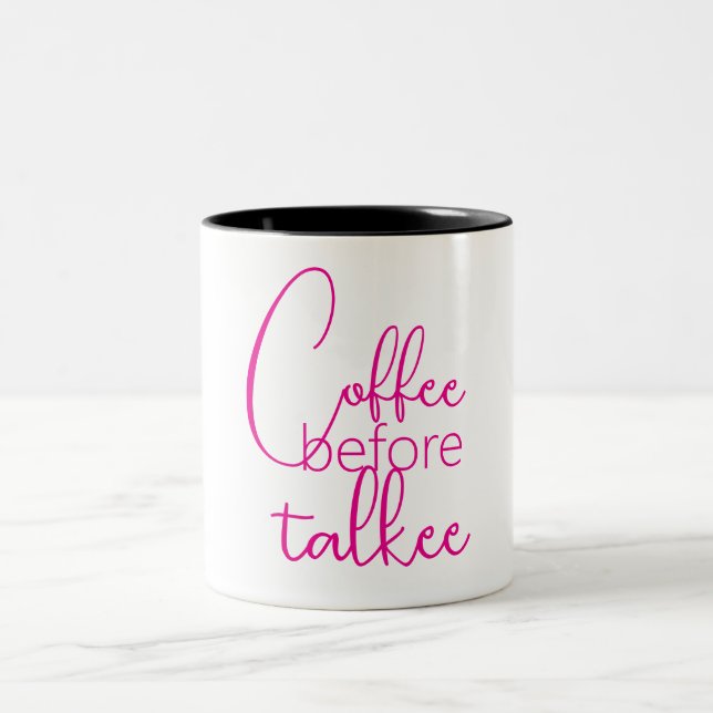 Caneca De Café Em Dois Tons Café é abraço numa caneca (Centro)