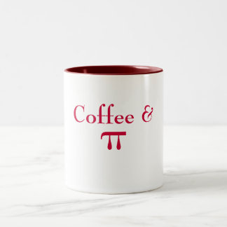 Caneca De Café Em Dois Tons Café e caneca do Pi