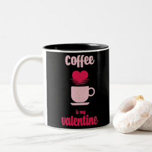 Caneca De Café Em Dois Tons Café É Meu Namorados   Oferta de namorados engraça