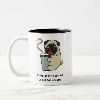 Caneca De Café Em Dois Tons Café é por isso que saí da cama