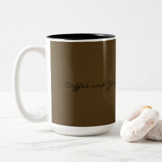 Caneca De Café Em Dois Tons Café e você 