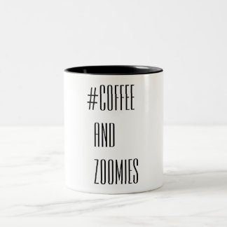 Caneca De Café Em Dois Tons Café e Zoomies
