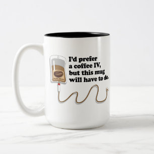 Caneca De Café Em Dois Tons Café IV