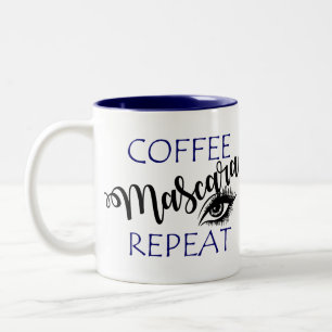 Caneca De Café Em Dois Tons Café Máscara Repetir