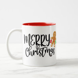 Caneca De Café Em Dois Tons Café Molho de biscoito de natal doce