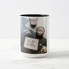 Caneca De Café Em Dois Tons Café Mug, Cacau Quente