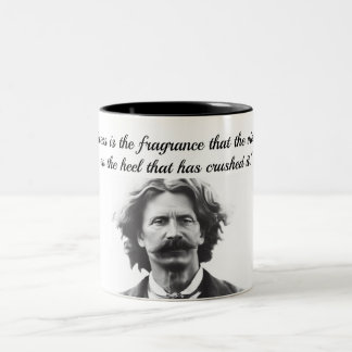 Caneca De Café Em Dois Tons Café Mug com citação de Mark Twain