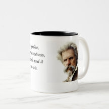 Café Mug com citação sobre viagem por Mark Twain