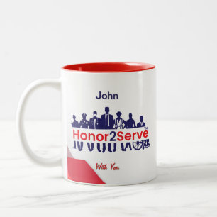 Caneca De Café Em Dois Tons Café Mug - Honor2Serve