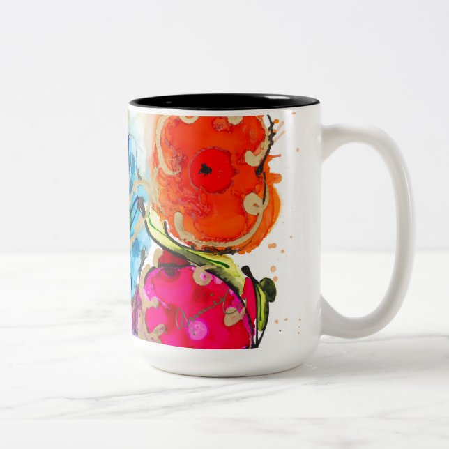Caneca De Café Em Dois Tons Café Mug Lovitude Winking (Direita)