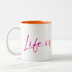 Caneca De Café Em Dois Tons Café Mug para Criativos!