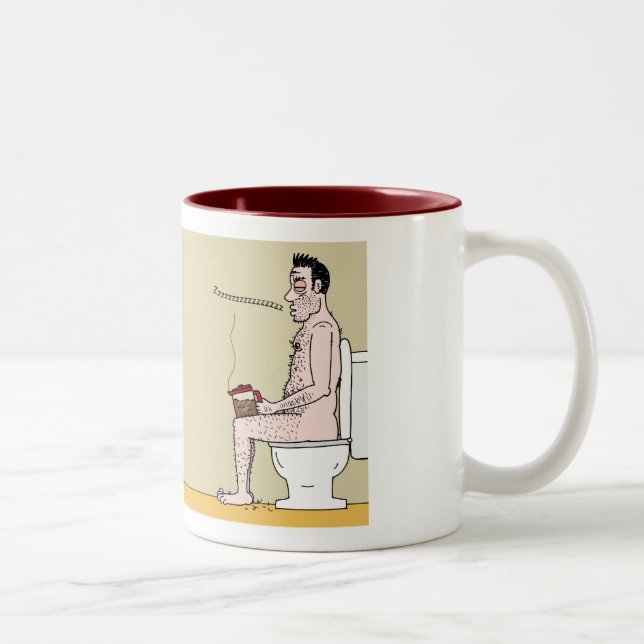 Caneca De Café Em Dois Tons Café na caneca da lata (Direita)