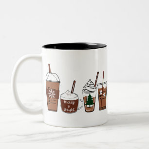 Caneca De Café Em Dois Tons Café Natal
