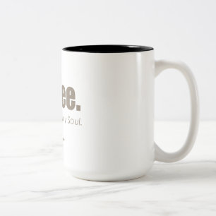 Caneca De Café Em Dois Tons Café Preto