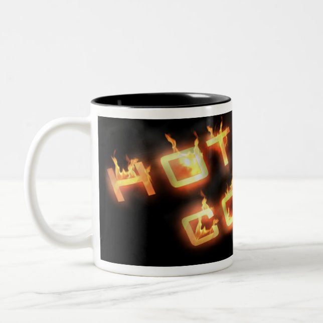 Caneca De Café Em Dois Tons Café quente (Esquerda)