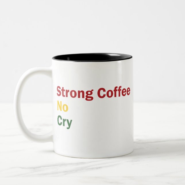 Caneca De Café Em Dois Tons Café rasta (Esquerda)