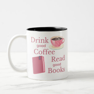 Caneca De Café Em Dois Tons Café rosa e touro-livro
