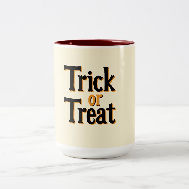 Caneca De Café Em Dois Tons Café Solido Elegante e Taça de Chá (Centro)