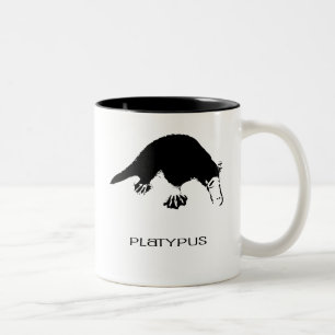 Caneca De Café Em Dois Tons Café terrível de Platypus