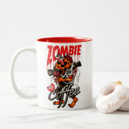 Caneca De Café Em Dois Tons Café Tipo Zumbi