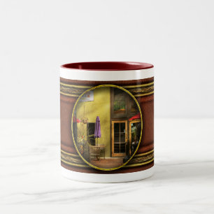 Caneca De Café Em Dois Tons Café - Um lugar para pizza
