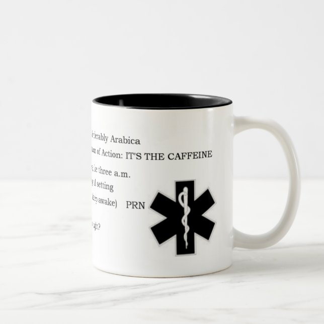 Caneca De Café Em Dois Tons CaffeineRX (Direita)