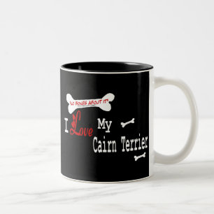 Caneca De Café Em Dois Tons Cairn Terrier (I Love) Mug