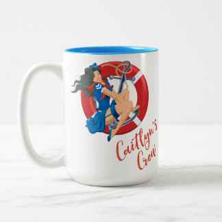 Caneca De Café Em Dois Tons Caitlyn O'Leary Crew Mug